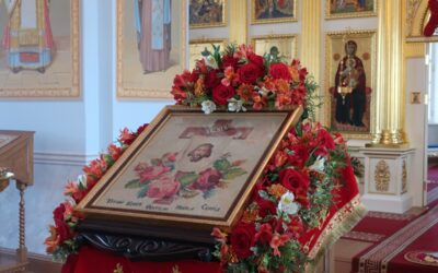 Письмо сестёр Иоанновского монастыря о вышитой трудами инока Коневской обители иконе Спаса Нерукотворного