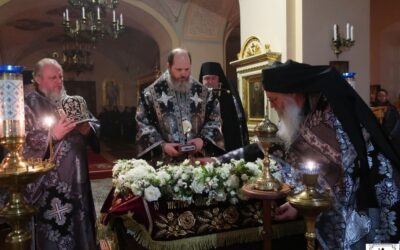 Cвященноархимандрит Коневской обители епископ Выборгский и Приозерский Варнава прибыл на остров