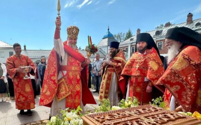 В Коневской обители состоялись торжества в честь памяти обретения мощей преподобного Арсения Коневского!