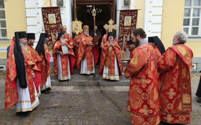 В Неделю о самаряныне в Коневском Рождество-Богородичном монастыре совершены уставные богослужения