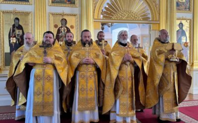 В Коневской обители совершены богослужения в честь Смоленской иконы Божией Матери